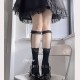 Sweet Lolita-style socks with lace edges by Roji Roji (RJ12)